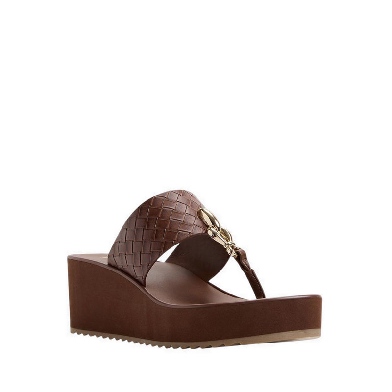 PENELOPY BEACH SANDALS - DARK BROWN