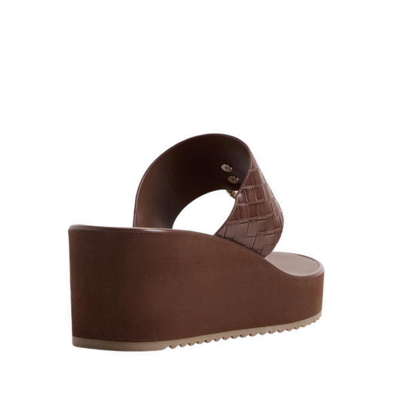 PENELOPY BEACH SANDALS - DARK BROWN