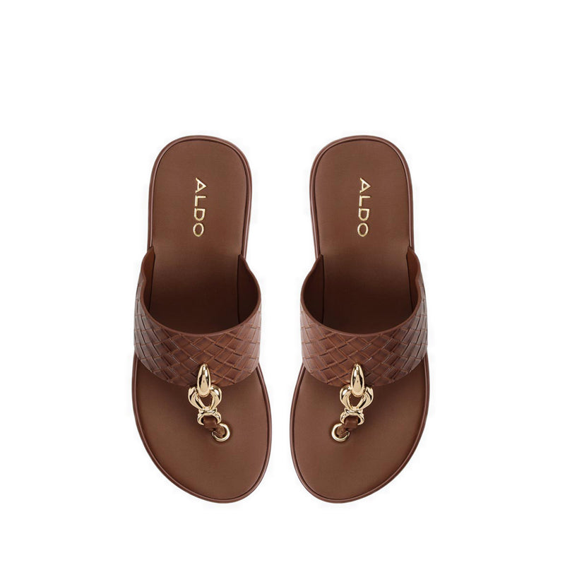 PENELOPY BEACH SANDALS - DARK BROWN