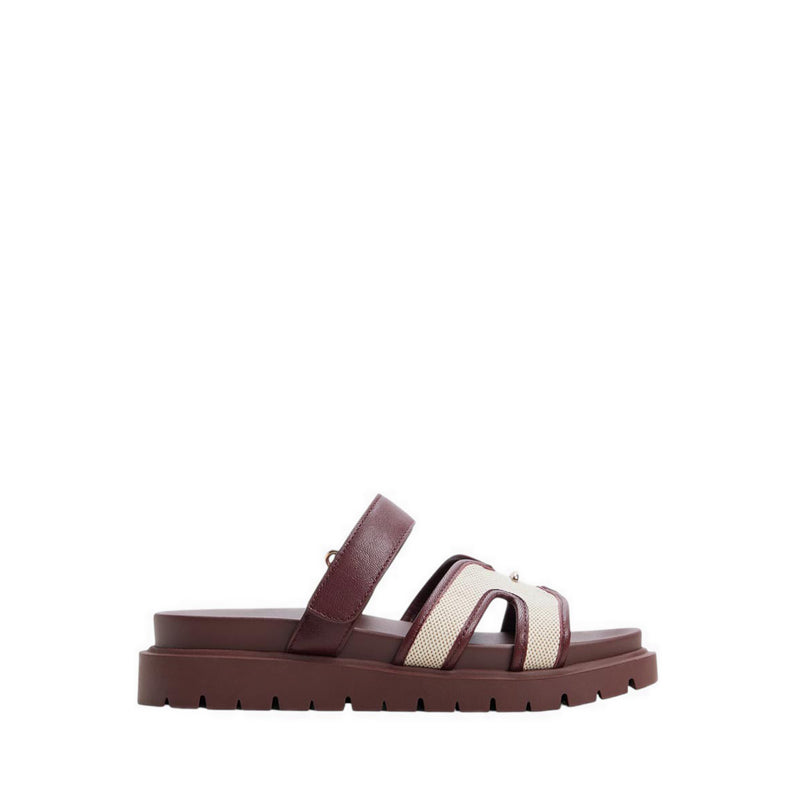 MARYS FOOTBED SANDALS - BORDO