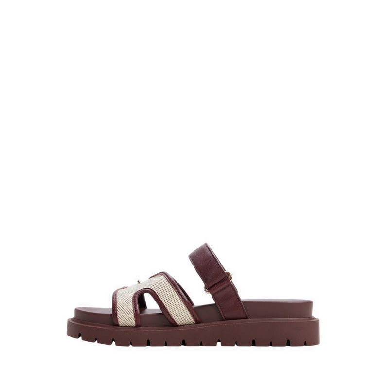MARYS FOOTBED SANDALS - BORDO