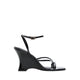 LEXINA HEELED SANDALS - BLACK