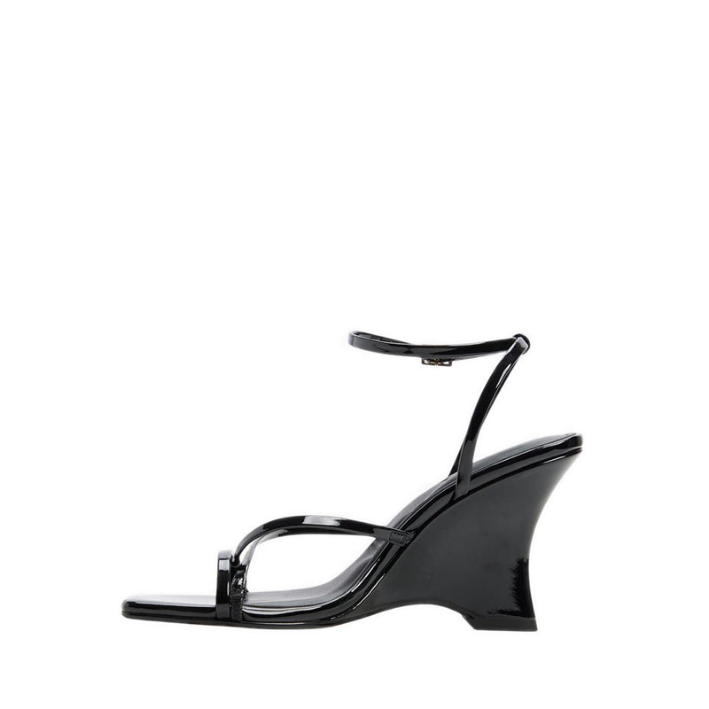 LEXINA HEELED SANDALS - BLACK