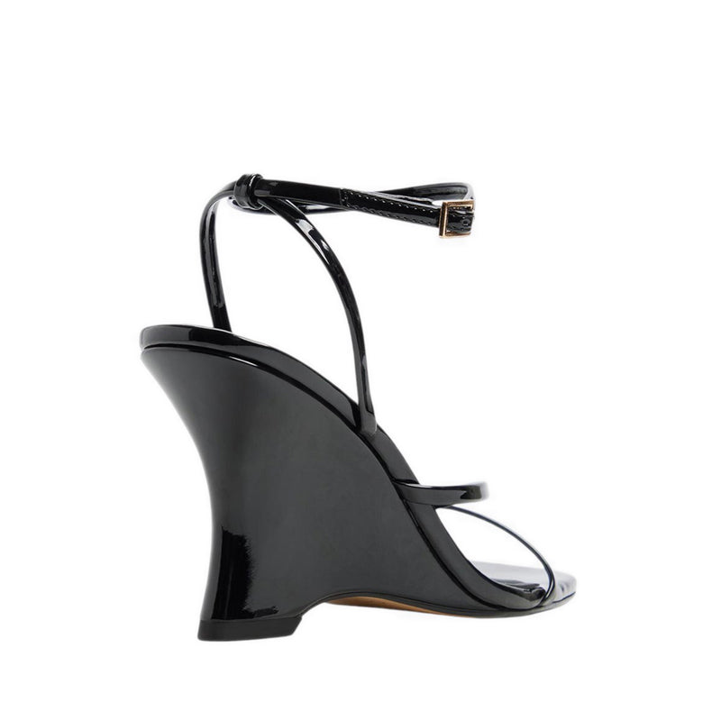 LEXINA HEELED SANDALS - BLACK