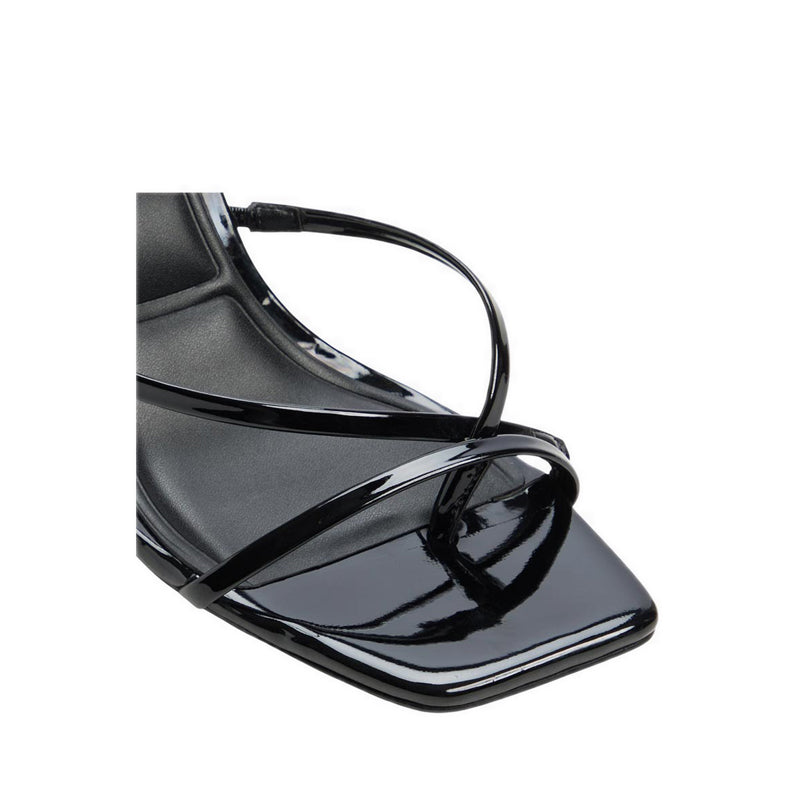 LEXINA HEELED SANDALS - BLACK