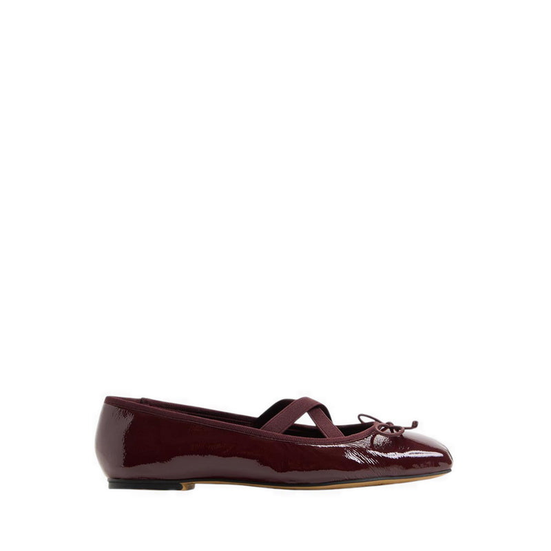 OLLLIE BALLERINAS & MARY JANES - DARK RED