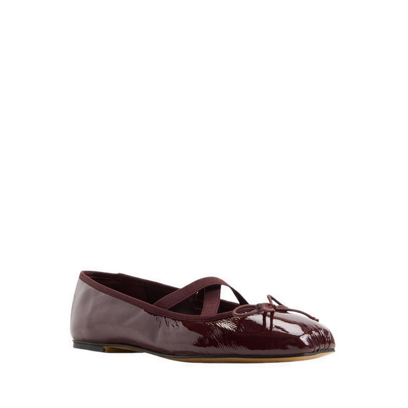 OLLLIE BALLERINAS & MARY JANES - DARK RED