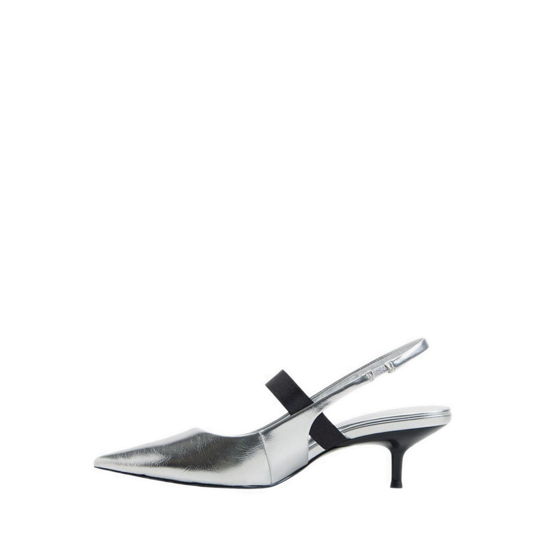 SABINNA HEELED SHOES - SILVER