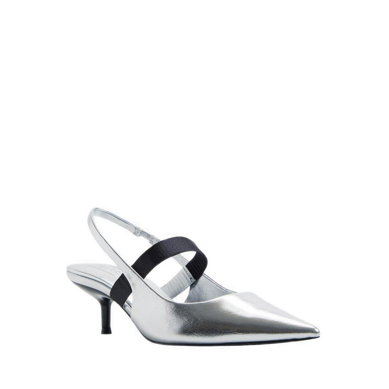 SABINNA HEELED SHOES - SILVER