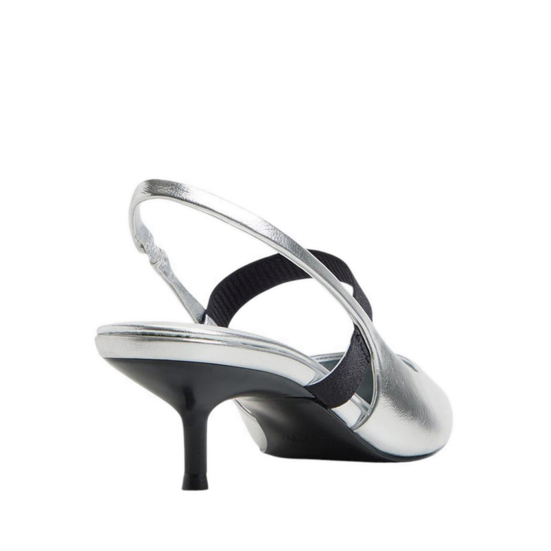 SABINNA HEELED SHOES - SILVER