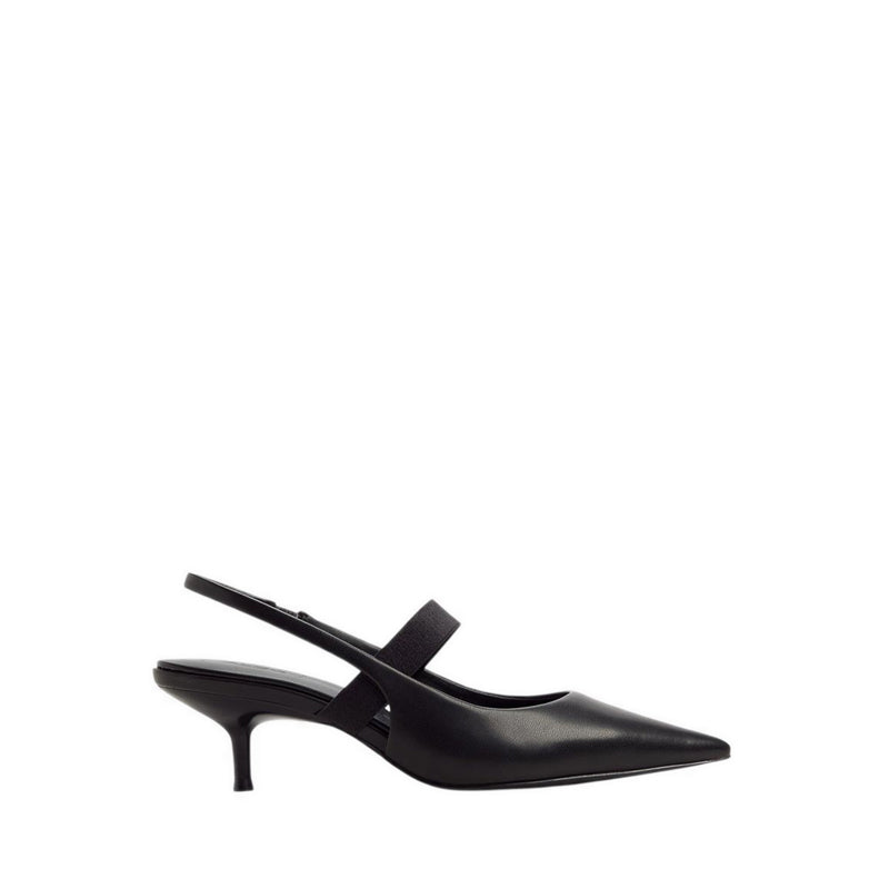 SABINNA HEELED SHOES - BLACK
