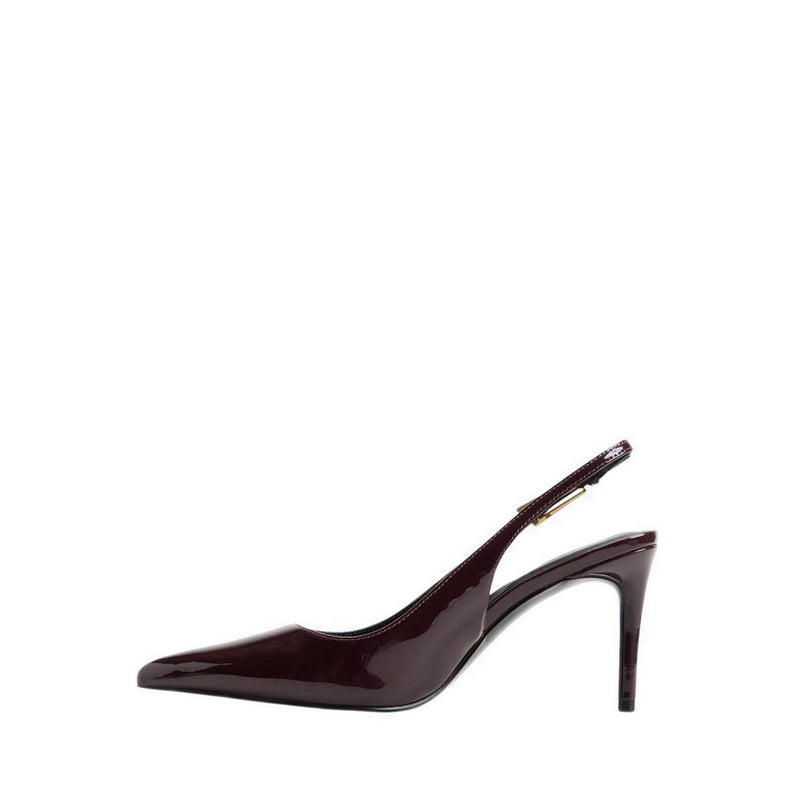 SYLIAAH HEELED SHOES - BURGUNDY