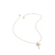 RIBBONA NECKLACES - GOLD/CLEAR MULTI