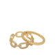 BELYNDA RINGS - GOLD/CLEAR MULTI