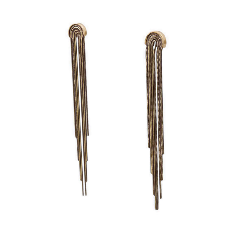 DALLORYNMINI EARRINGS - LIGHT BROWN