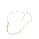 SYDNY NECKLACE - GOLD/CLEAR MULTI