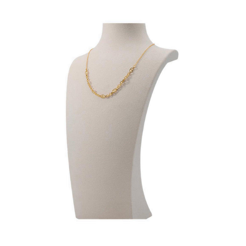 SYDNY NECKLACE - GOLD/CLEAR MULTI