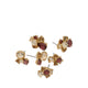 LOVESTRUCKED EARRINGS - BORDO