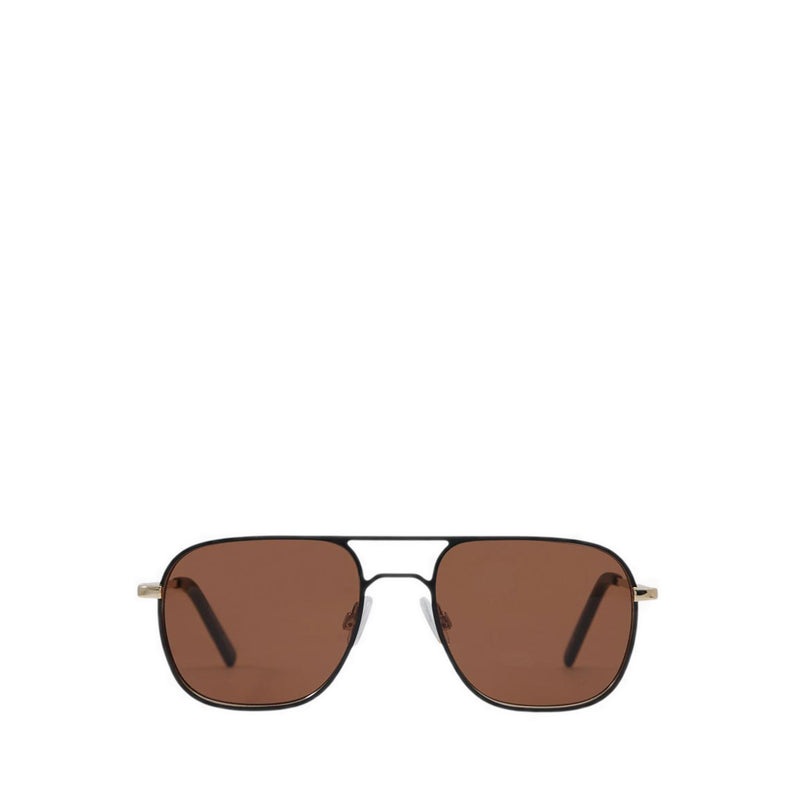 ZIGGI SUNGLASSES - BLACK/GOLD MULTI