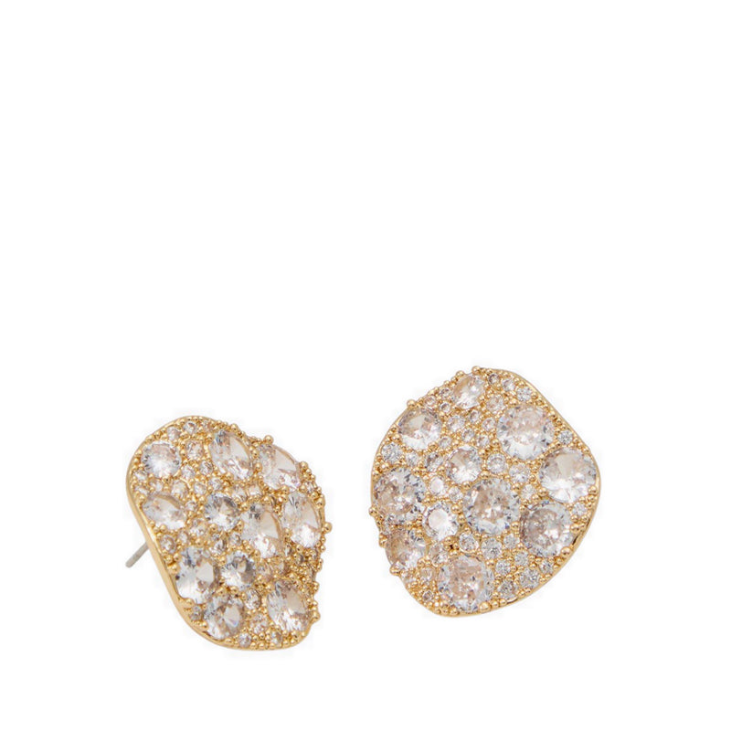 GLITTERIE EARRINGS - GOLD/CLEAR MULTI