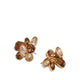BROCLAMINI EARRINGS - LIGHT BROWN