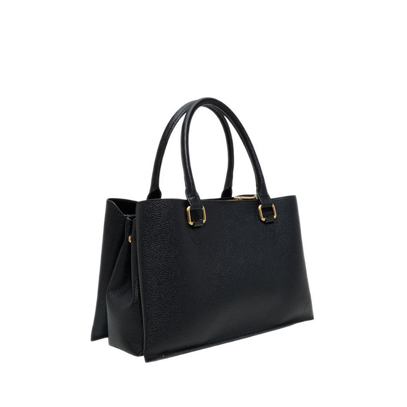 EMMELYNE SATCHEL - BLACK OVERFLOW