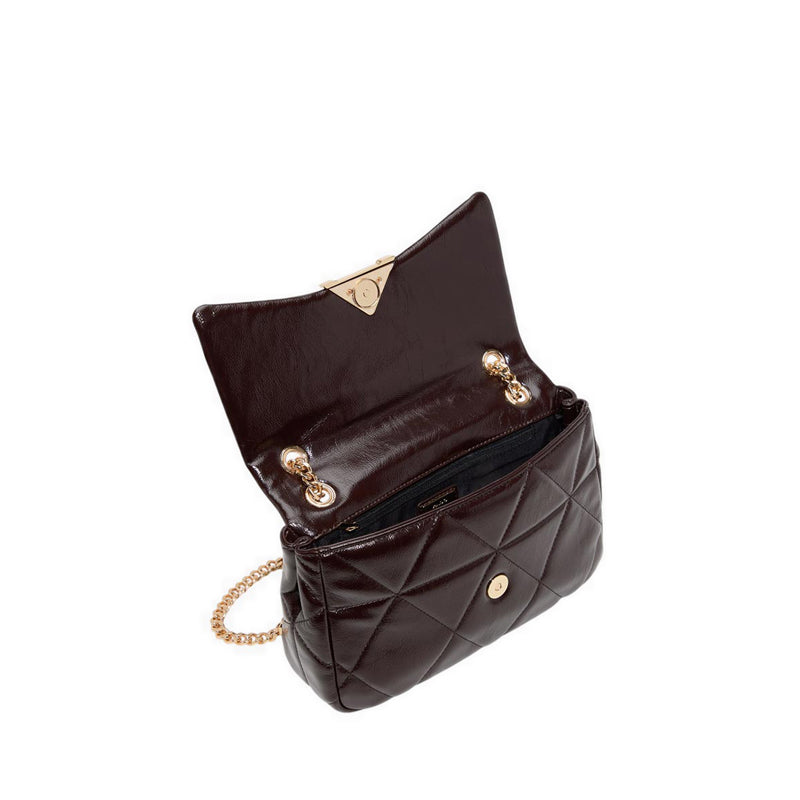 GANELLE CROSS BODY - DARK BROWN