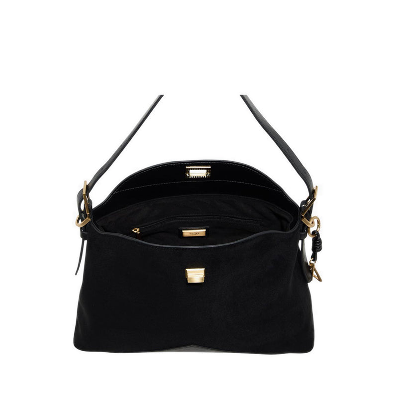 JACQ HANDBAG - BLACK OVERFLOW