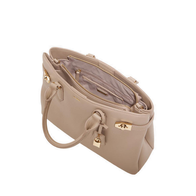 HERMYNIE HANDBAG - TAUPE