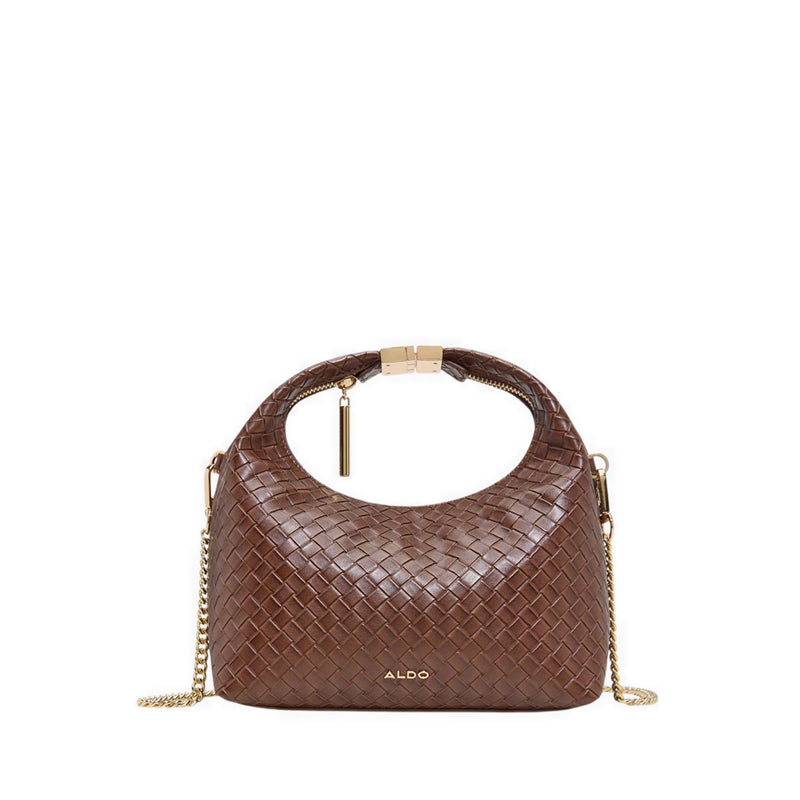 CHARLIEZE HANDBAG - DARK BROWN