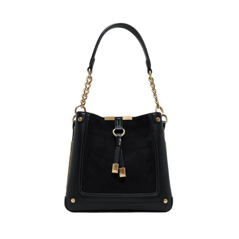 NAILIA HANDBAG - BLACK OVERFLOW