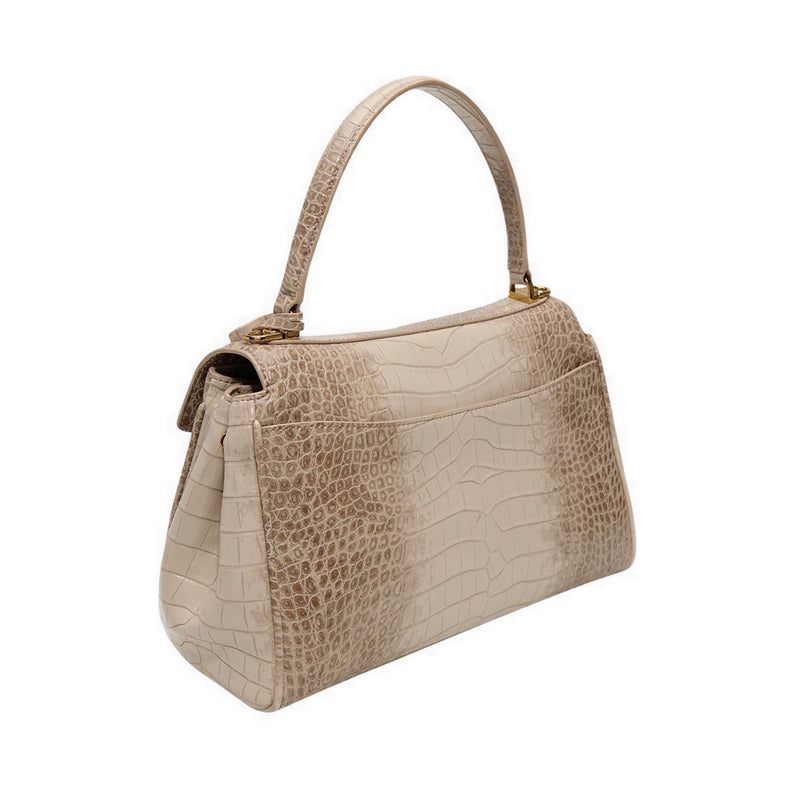 KATIEAX SATCHEL - TAN MULTI
