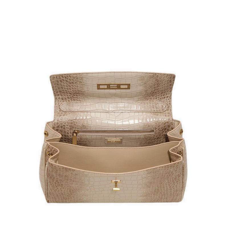 KATIEAX SATCHEL - TAN MULTI