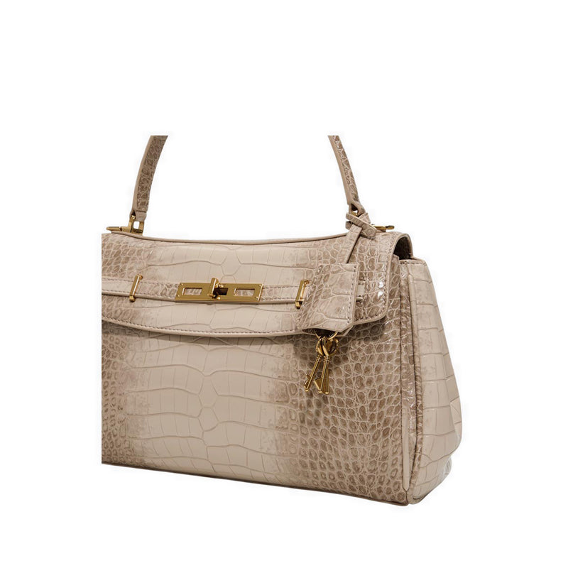KATIEAX SATCHEL - TAN MULTI