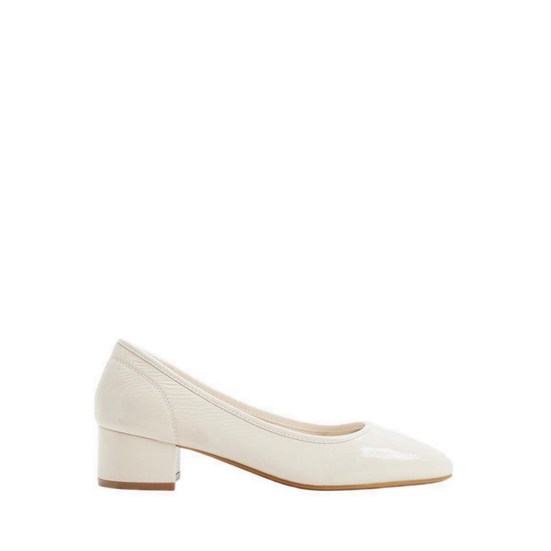 NORREY SHOES-MID HEELS - CREAM