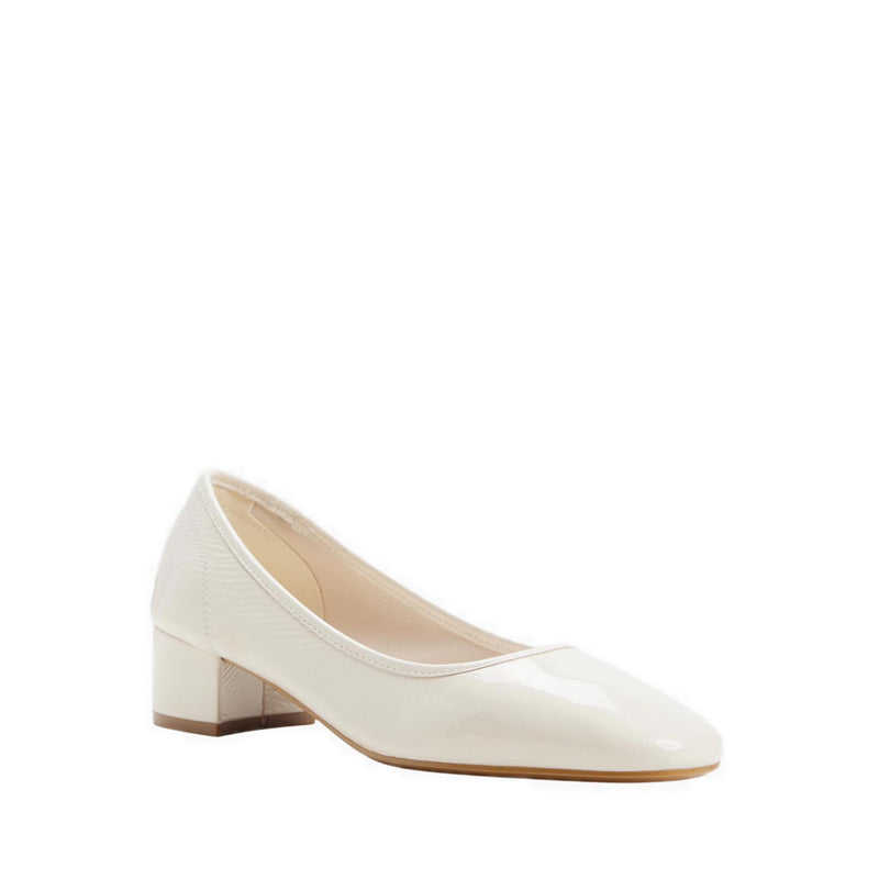 NORREY SHOES-MID HEELS - CREAM