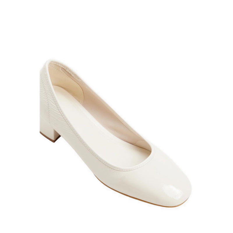 NORREY SHOES-MID HEELS - CREAM