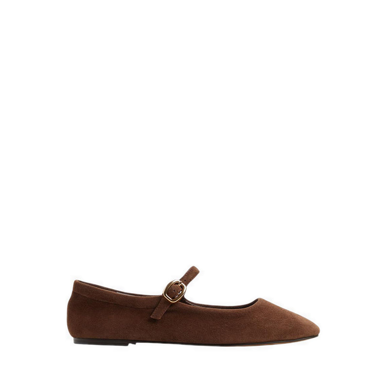 MARYJENNA SHOES-FLAT HEELS - DARK BROWN