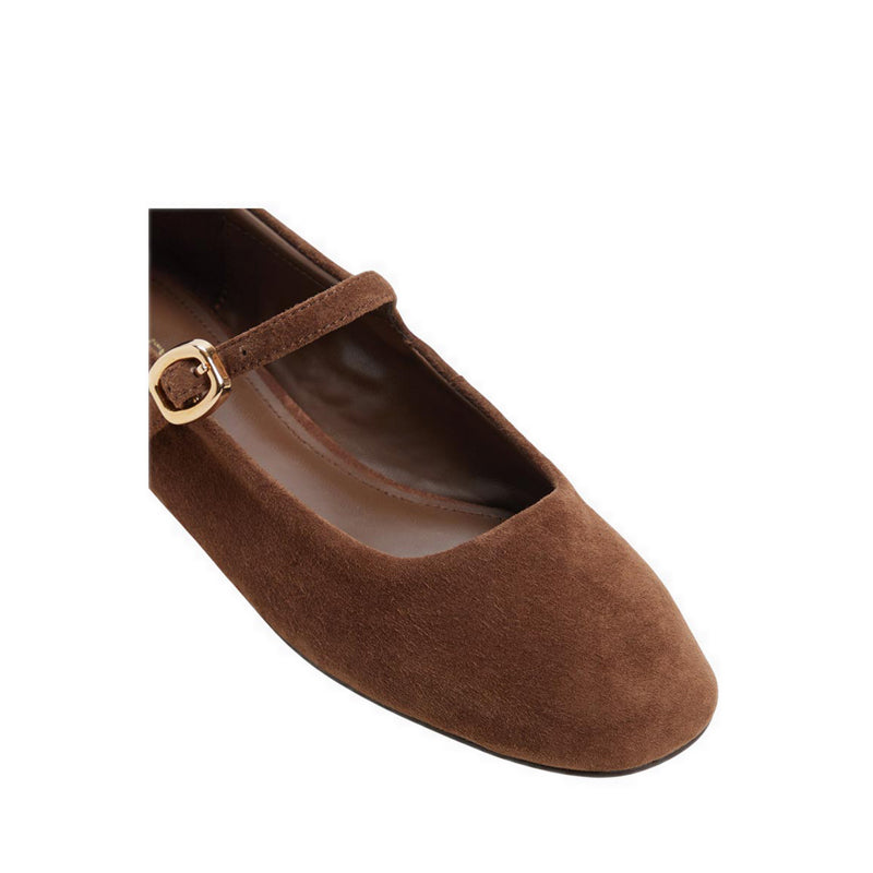 MARYJENNA SHOES-FLAT HEELS - DARK BROWN